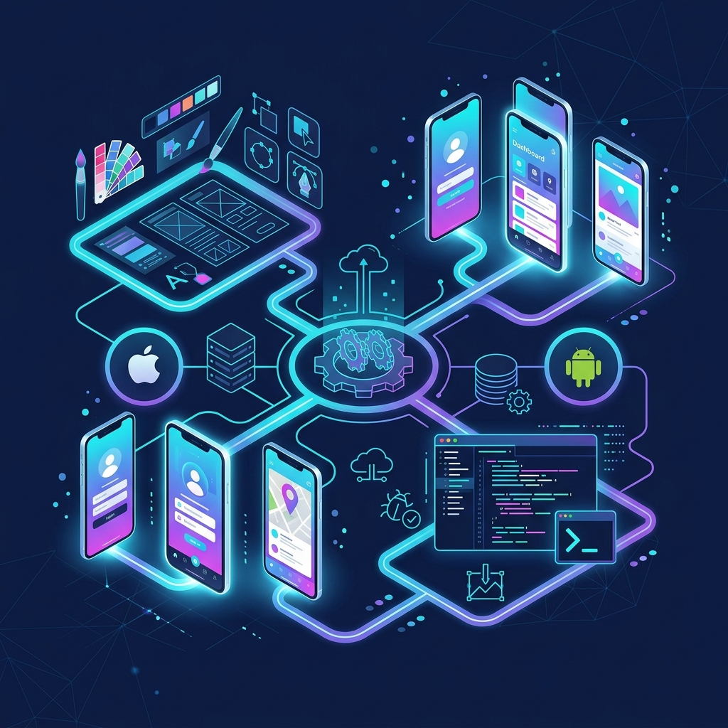 Mobile App Development Infographic